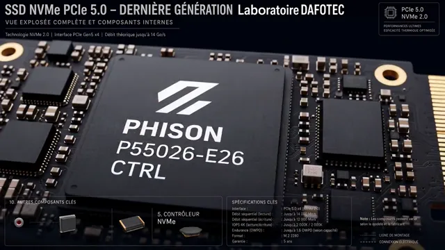 Récupération de données SSD NVMe — laboratoire Dafotec